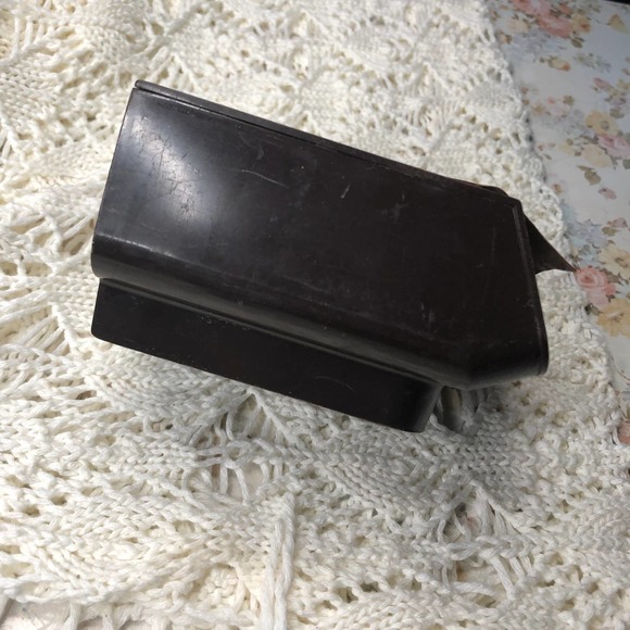 Vintage Bulova Automatic Original Plastic Leather Watch Display Storage Box Case - Picture 5 of 16